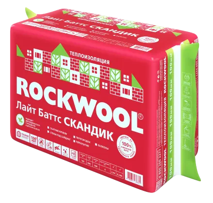ROCKWOOL Лайт Баттс Скандик 100 мм