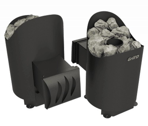 Дровяная банная печь Grill'D Aurora Mini Long