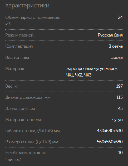 Печь для бани AVANGARD ЗК 25 (П2) Ураган круглая сетка