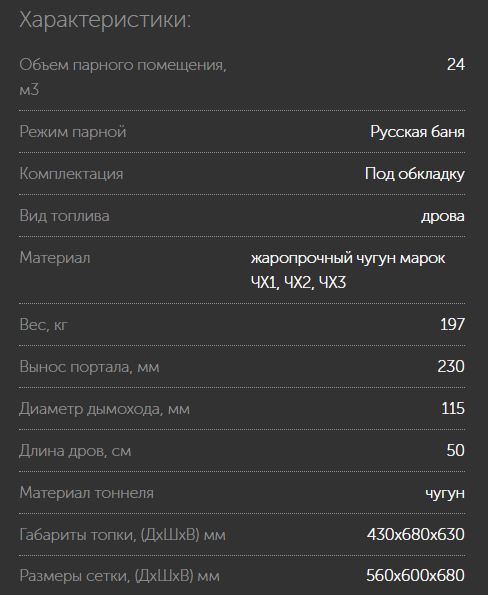 Печь для бани AVANGARD ЗК 25 (М) Ураган в сетке Тюльпан