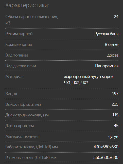 Печь для бани AVANGARD ЗК 25 (П2) Ураган в сетке Тюльпан