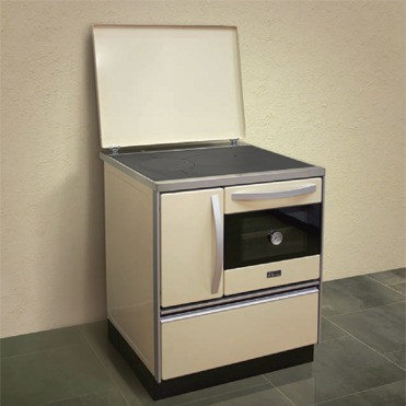 Плита на дровах MBS Royal 720 Plus P (с крышкой) кремовая